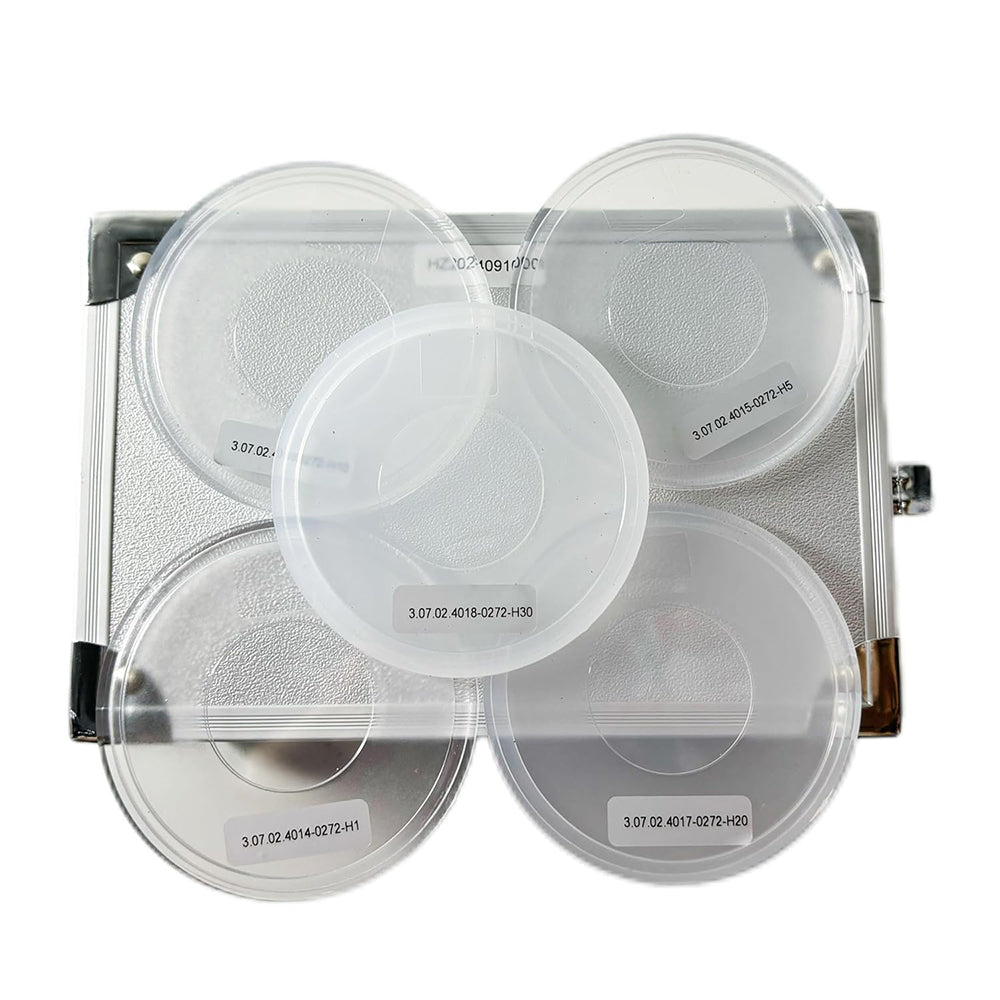 VTSYIQI Haze Meter Calibration Standards Set Hazemeter Calibration Plate Sets with Five Haze Value 1% 5% 10% 20% 30% for All Kinds Transmission Haze Meter Light Transmittance Hazemeter