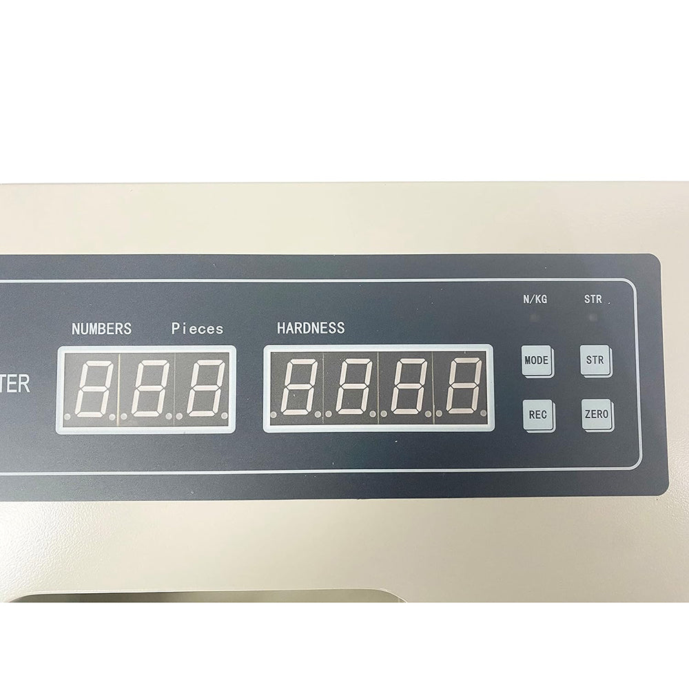 VTSYIQI Tablet Hardness Tester Gauge Durometer with Hardness Range 2 to 199.9N Accuracy ±1.5 Percent for Detecting Breaking Hardness of Tablet Automatic preset Number of Slices