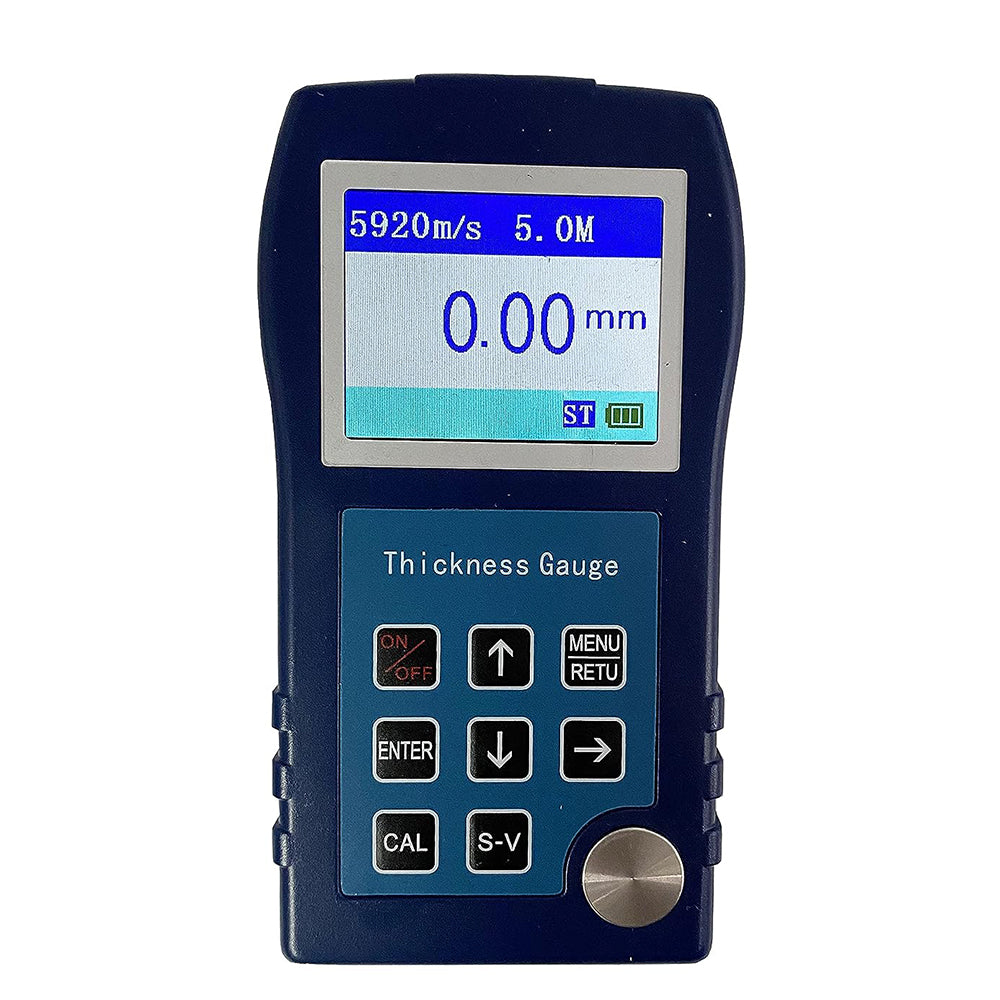 VTSYIQI Portable Ultrasonic Thickness Gauge Meter 0.55-1mm 0.75-500mm Accuracy 0.01mm for thickness measurement