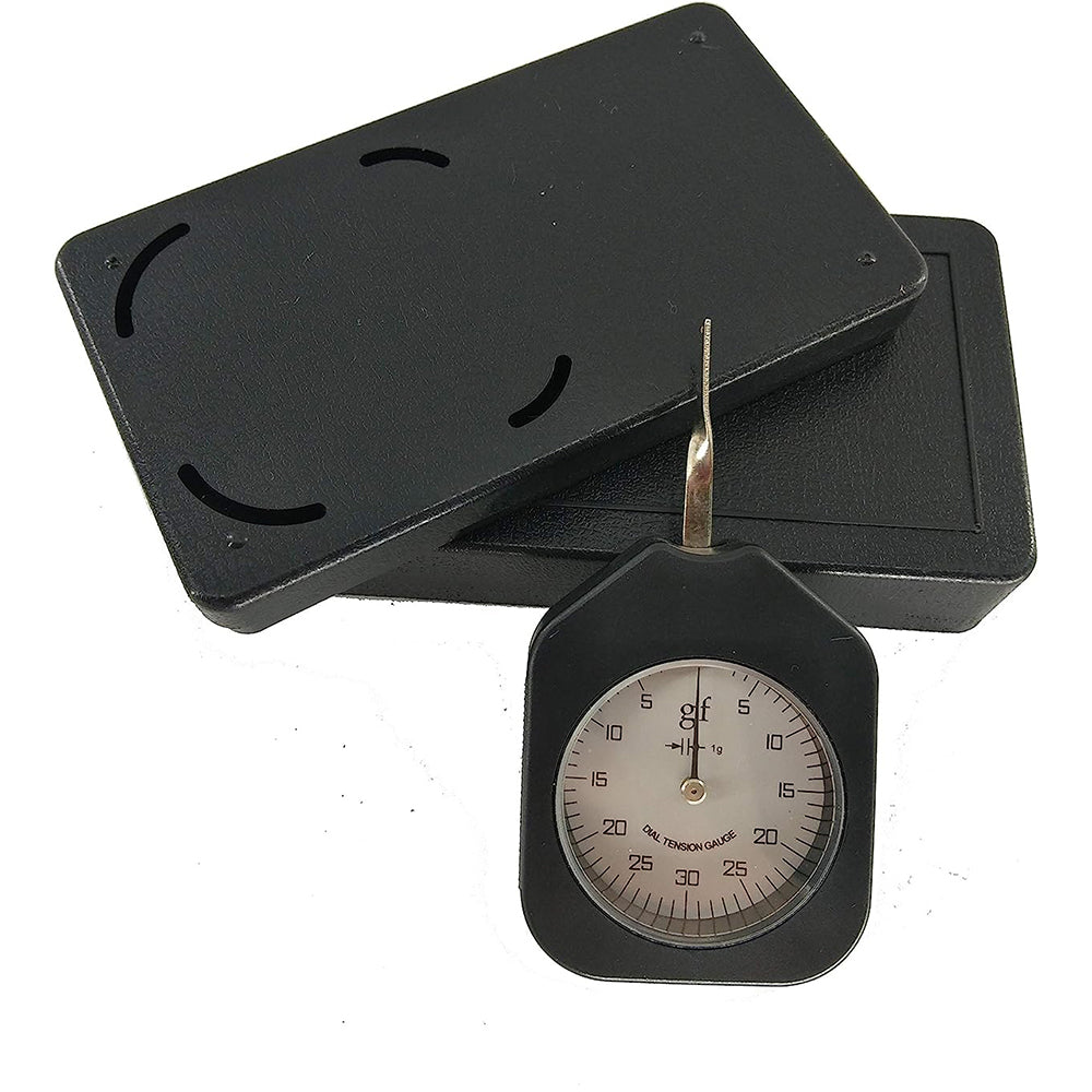 VTSYIQI Dial Tension Gauge meter tester Tensionmeter Gram Force Meter Single Pointer 30G