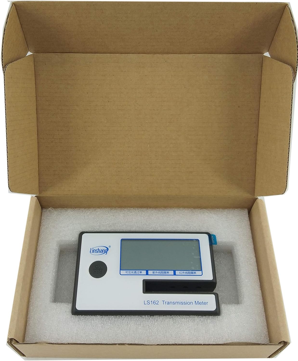 VTSYIQI Solar Film Transmission Meter Window Tint Tester VLT UV IR Rejection Tester IR 950nm UV 365nm VR 550nm Filmed Glass Tester VLT transmittance meter UV IR Testing Slot up to 8mm