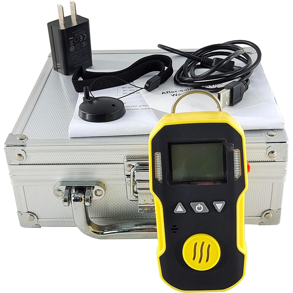 VTSYIQI Portable Methane Gas Detector CH4 Gas Leak Detector Monitor with Measuring Range 0-5%vol L-alarm 50ppm H-alarm 150ppm Accuracy ≦ 5% F.S. Explosive Proof Housing