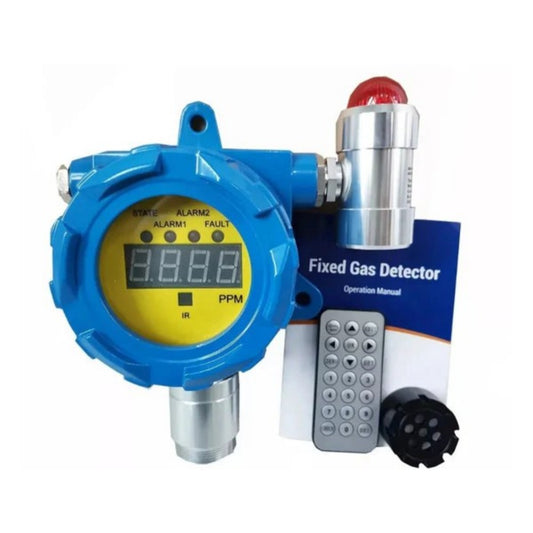 VTSYIQI NO Gas Detector Nitrous Oxide Gas Detector with Measuring Range from 0 to 250ppm Output Current 4-20mA Resolution 1ppm Display Screen for Detecting Gas in Refinery Chemical Plant LPG Station Boiler Room Painting Plant