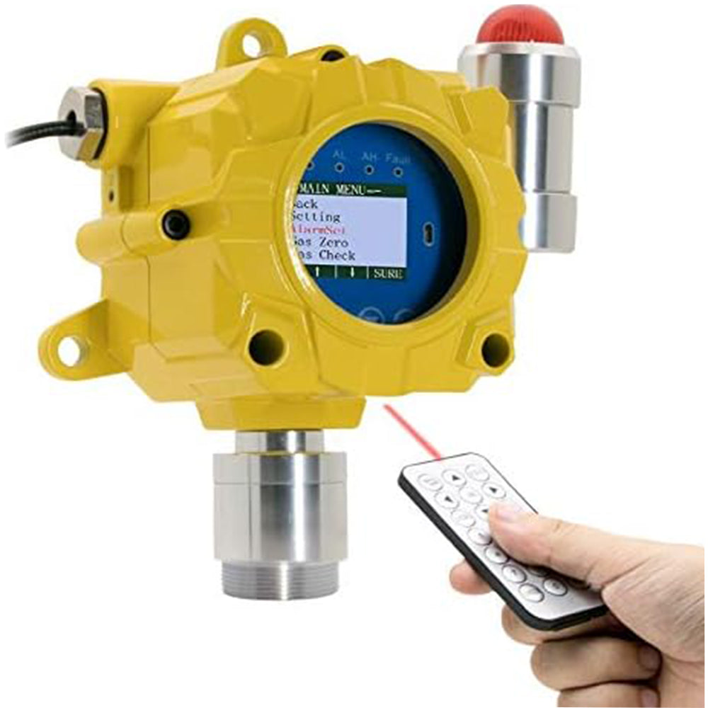 VTSYIQI Fixed O2 Gas Monitor Oxygen Detector Oxygen Gas Meter with Resolution 0.1%vol H-alarm 23.5%vol  L-alarm 19.5%vol Range from 0 to 30%vol Explosion Proof Grade Ex d ⅡC T6 Gb for Detection of Hazardous and Combustible Gas Concentrations