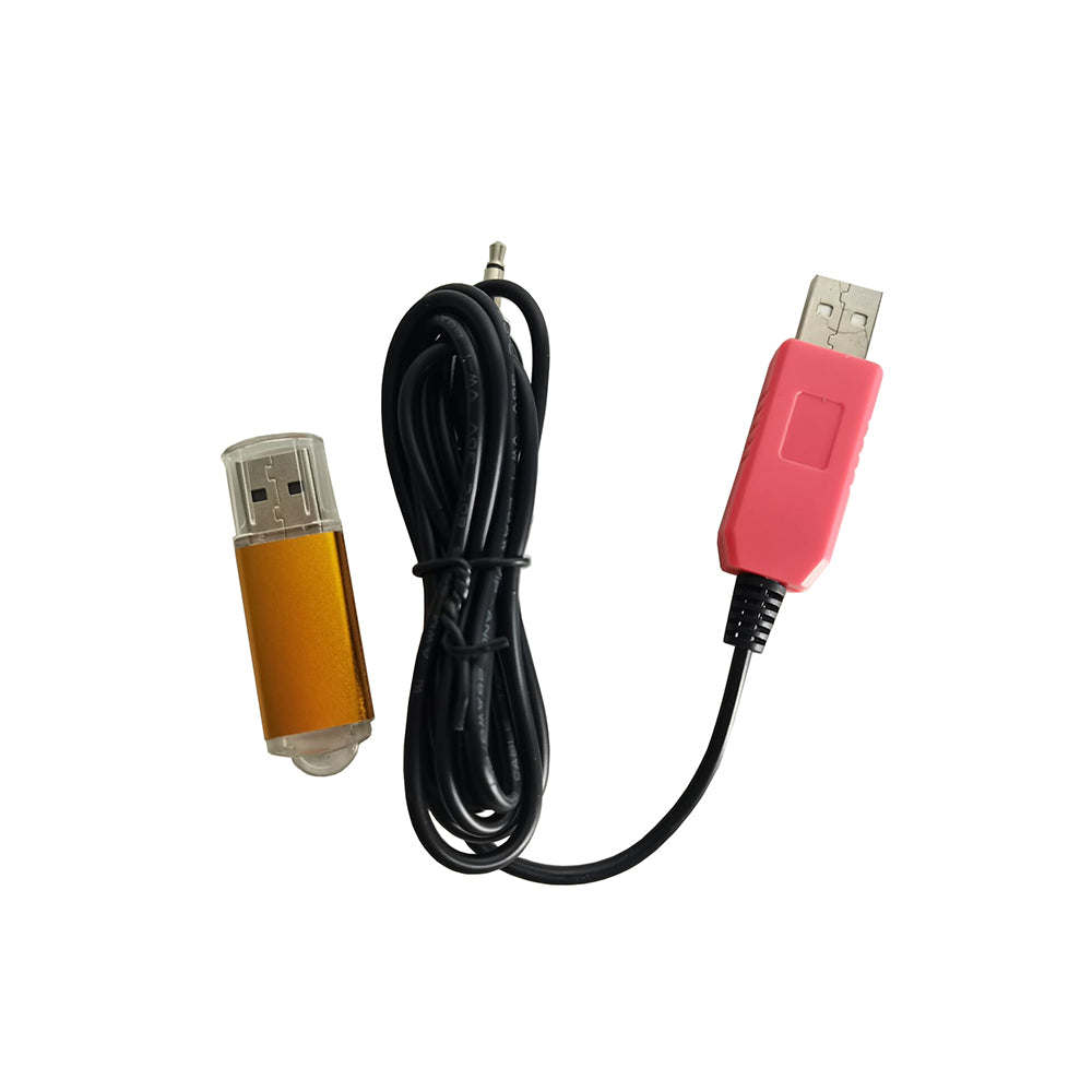 VTSYIQI USB Data Cable and Software for MC-7828PP Paper Moisture Meter Paper Moisture Tester USB Data Output To Connect With PC