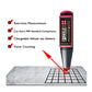 VTSYIQI Digital Concrete Rebound Hammer Concrete Hammer Tester with Stiffness of Spring 785±30.0N/m Pointer Length 20.0±0.2mm Test Range 10-60MPa Pointer Friction 0.65±0.15N USB Communication Port OLED Display