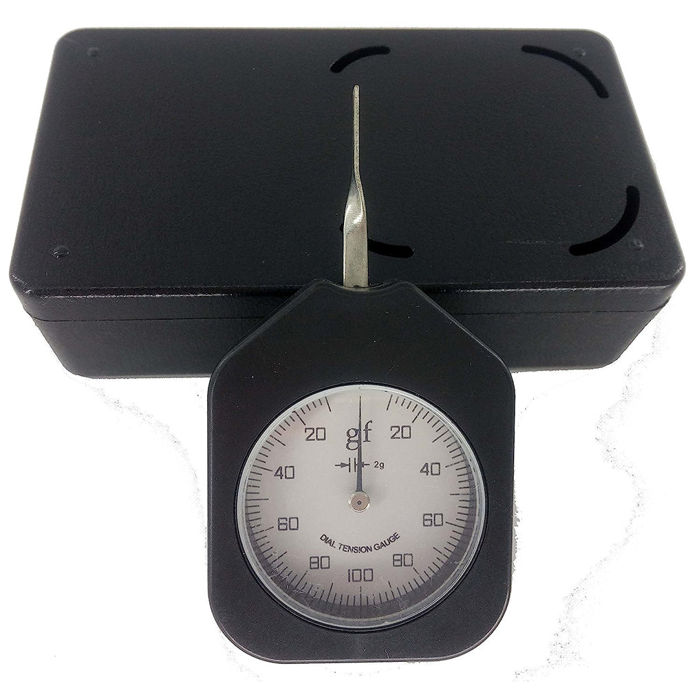 VTSYIQI 100g Gram Tension Meter Dial Tension Gauge with 100g Gram Gauge Force Meter