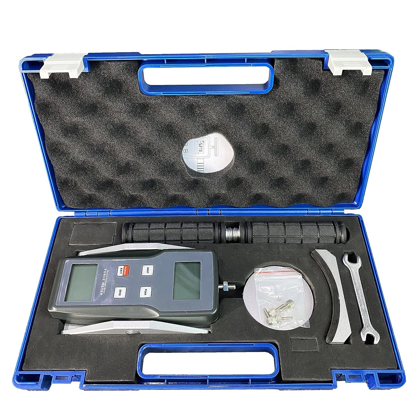 VTSYIQI Muscle Strength Meter Tester Muscle Force Meter Dynamometer with Range ±50kgf ±490N ±110Lbf Resolution 0.01kgf 0.1N 0.1Lbf