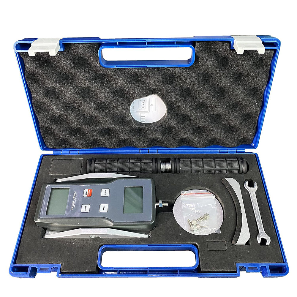 VTSYIQI Muscle Dynamometer Muscle Force Meter Muscle Strength Meter Tester for Muscle Strength Testing with Range ±50kgf ±490N ±110Lbf Resolution 0.01kgf 0.1N 0.1Lbf Large LCD Display