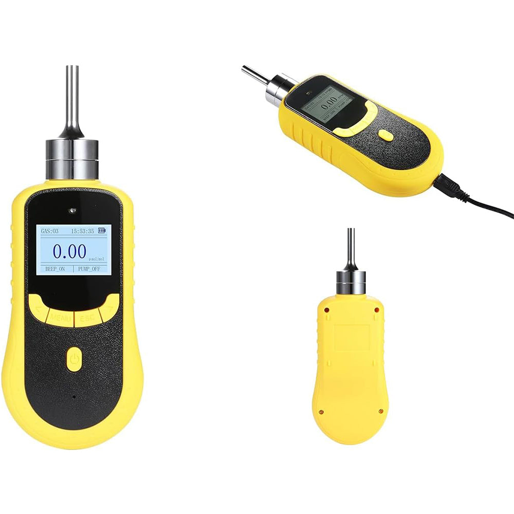 VTSYIQI Handheld NO2 Gas Detector Nitrogen Dioxide Gas Detector with Resolution 0.1ppm Measuring Range 0 to 100ppm Detection Principle Electrochemical Built-in Micro Sampling Pumpfor NO2 Gas Test