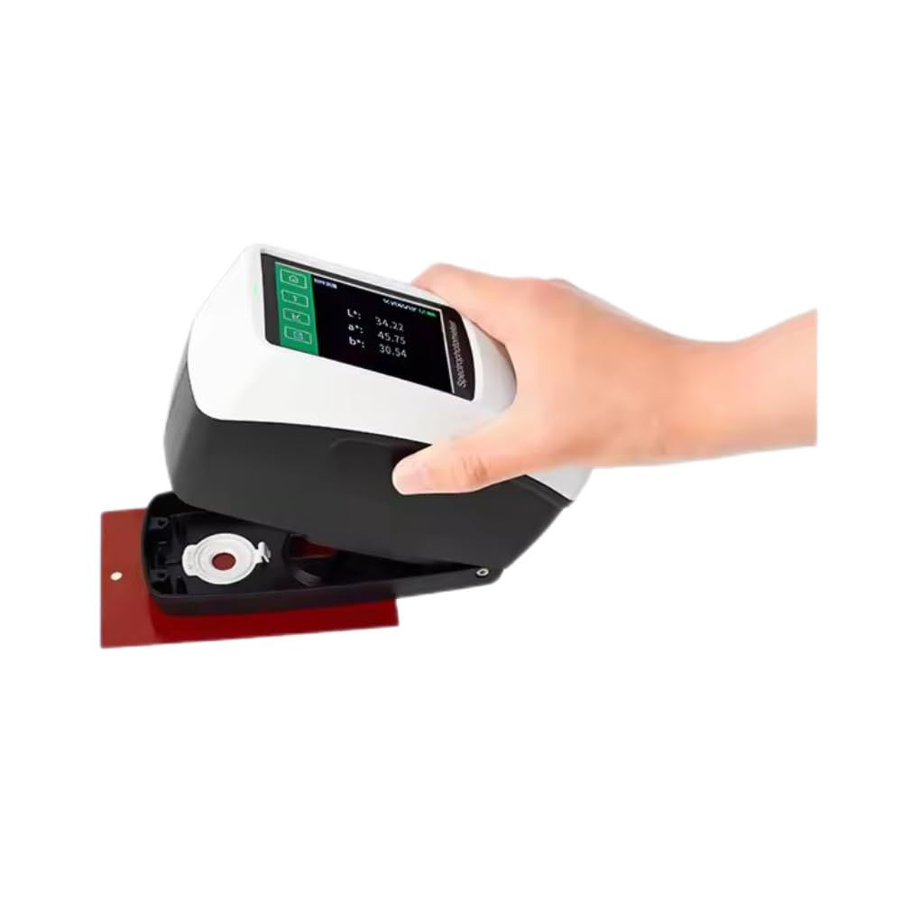 VTSYIQI Portable Spectrometer Color Spectrophotometer with Caliber Φ11mm Φ6mm Φ3mm Accuracy 0.01 Repeatability dE*ab≤0.02 ASTM ISO Standard SCI SCE Simultaneous Measurefor Large and Small Products