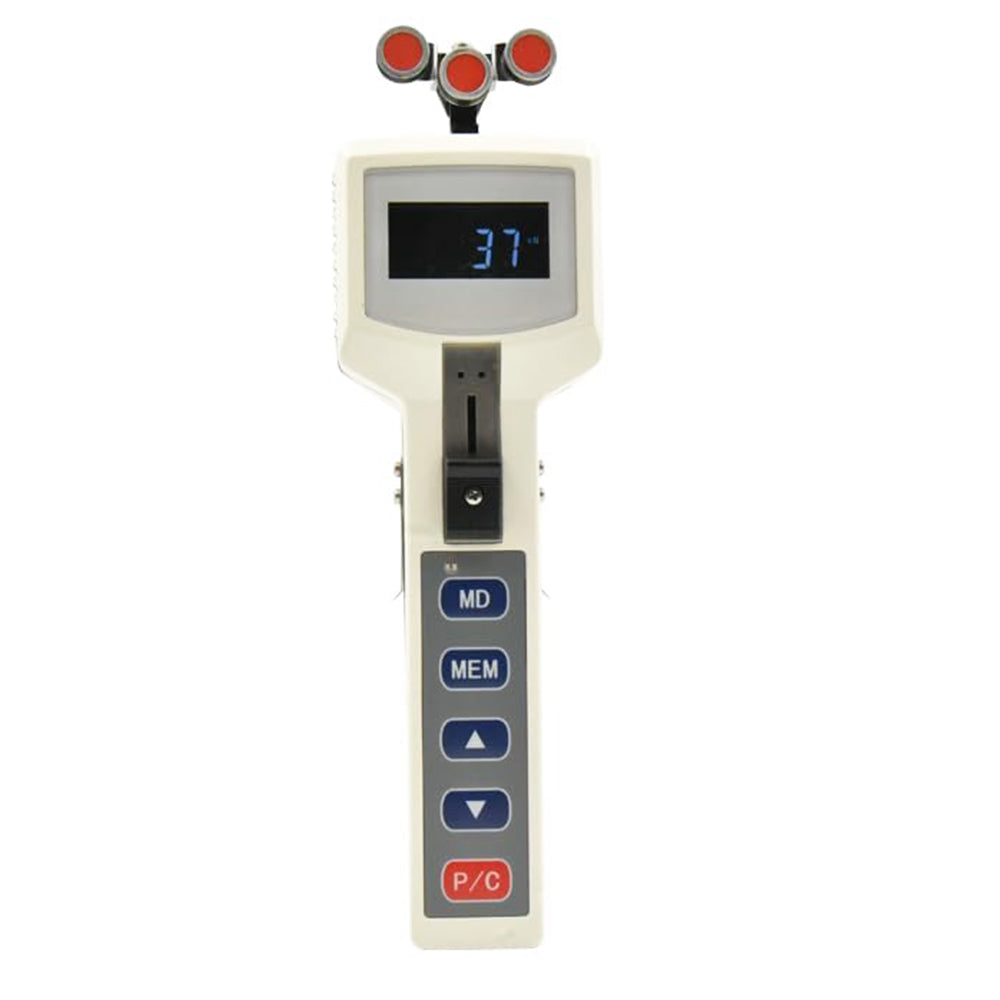 VTSYIQI Wire Tensiometer Digital Cable Tensiometer Tester Gauge with Tension Range 10 to 500.0cN Accuracy Full Scale 2.5% Calibration Material Textile PA Monofilament φ0.12mm to φ0.20mm 41 Groups Data Storage for Filamentous and Linear Materials