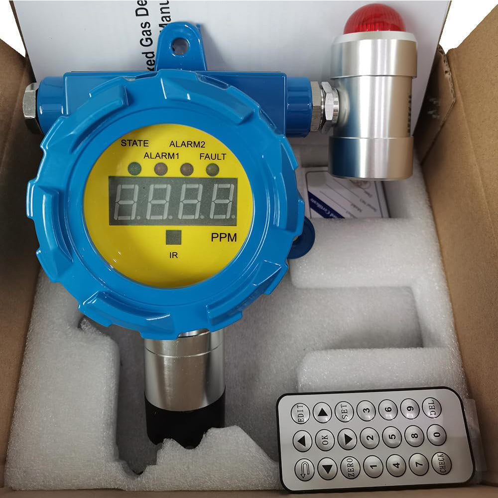 VTSYIQI Nitrogen Dioxide Gas Detector Fixed NO2 Gas Meter with Resolution 0.1ppm Measuring Range from 0 to 20ppm for Detecting Gas in Refinery Chemical Plant LPG Station Boiler Room Painting Plant and Other Places with Gas Exists