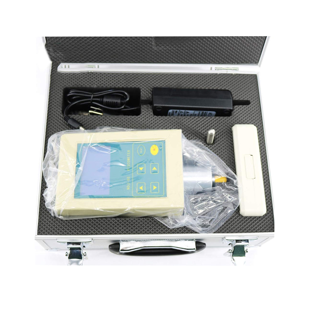 VTSYIQI Digital Rotary Viscometer Rotational Viscometer Viscosity Meter 1 to 2x1000000 mPa With RS232 Interface Connect Computer For Paint Salads or Dips Testing