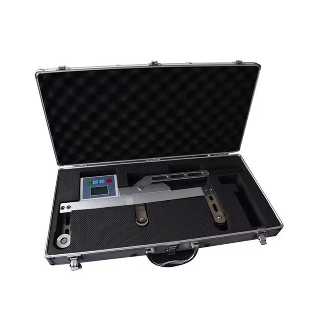 VTSYIQI Wire Rope Tension Meter Gauge Wire Tension Tester with Digital Display Measurment Range 5000N Three Switchable Force Values Aluminum Alloy Structure for Testing Wire Rope Cable Fibre and Rope Tension in a Variety of Fields