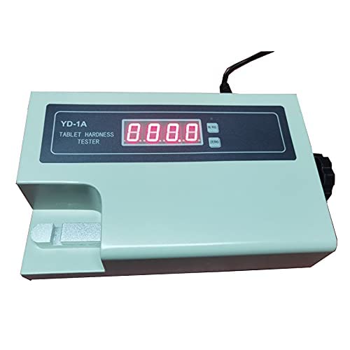 VTSYIQI Tablet Hardness Tester Testing Instrument with Hardness Range 2 to 200 N 0.2 to 20KG Accuracy ±1.5% One-Button Conversion N/KG