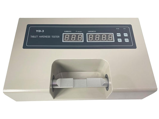 VTSYIQI Tablet Hardness Tester Gauge Durometer with Hardness Range 2 to 199.9N Accuracy ±1.5 Percent for Detecting Breaking Hardness of Tablet Automatic preset Number of Slices