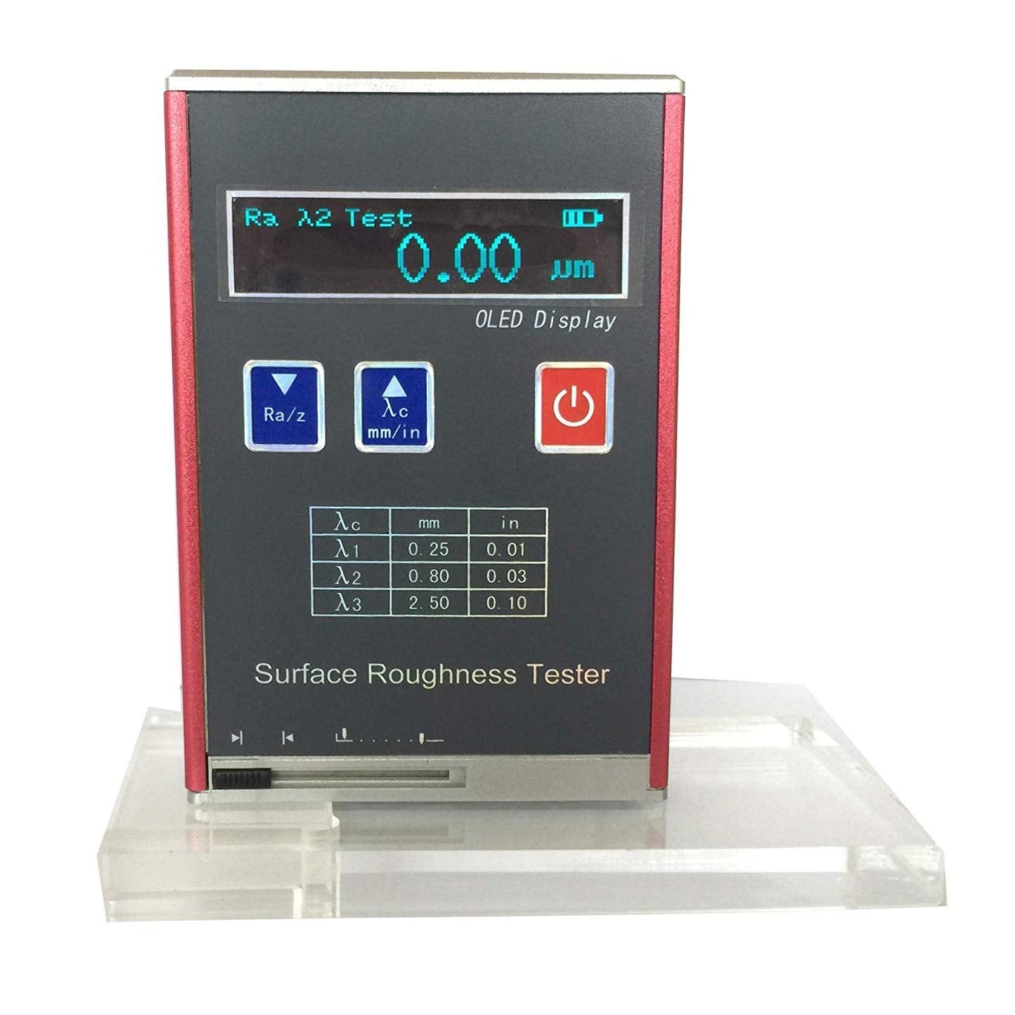 VTSYIQI Surface Roughness Tester Meter Surface Detection on Metal Non-Metal Ra 0.05 to 15.0um Rz 0.1 to 50um USB Data Output