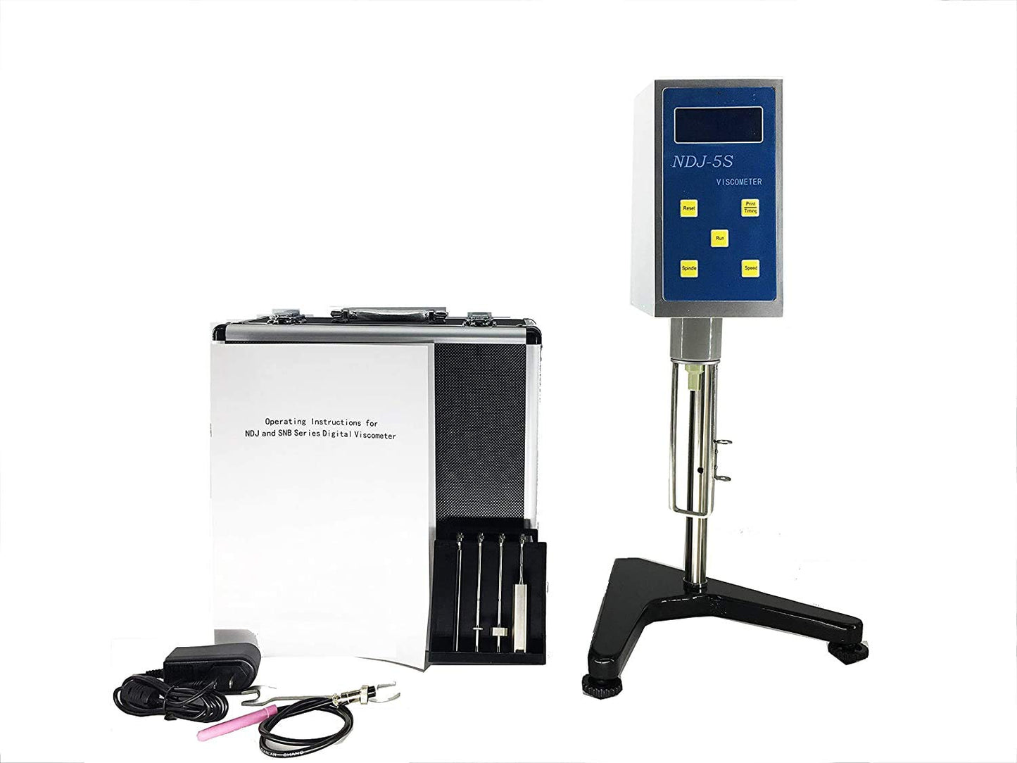 VTSYIQI Viscosity Meter Rotational Viscometers RTD Temperature Probe with 20 to 100000 mPa.s Accuracy ±1%